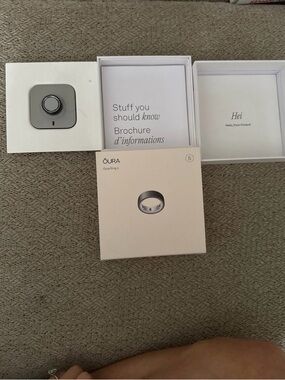 Oura Ring gen 4 stealth size 5